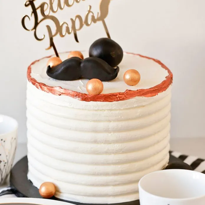 Bolas de chocolate con purpurina bronce (8) - Sin gluten - Funcakes