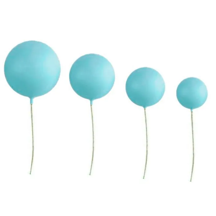 Bolas decorativas azules bebé (20) - Azucren