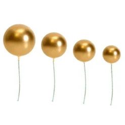 Bolas decorativas doradas (20) - Azucren
