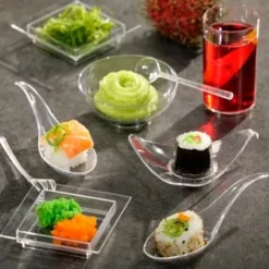 Boles angulares poliestireno aperitivos y postres (50) - Papstar
