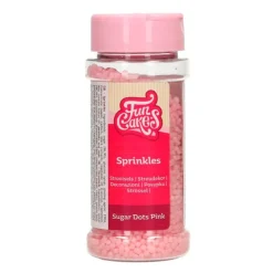 Bolitas de azúcar rosas 80 g - Funcakes