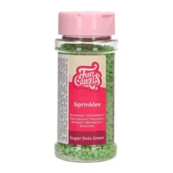 Bolitas de azúcar verdes 80 g - Funcakes