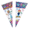 Bolsa con forma de cono para gominolas niños Comunión 49 cm - Mopec