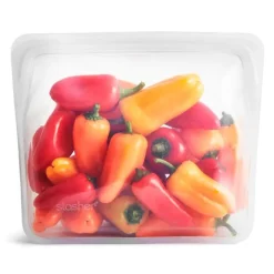 Bolsa ecológica reutilizable blanca con base Stand Up - Silicona - Stasher