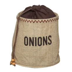 Bolsa para cebollas 22 cm - Arpillera - Kitchen Craft