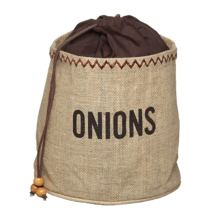 Bolsa para cebollas 22 cm - Arpillera - Kitchen Craft