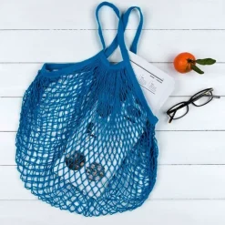 Bolsa para la compra de rejilla crema - Algodón orgánico - Rex London