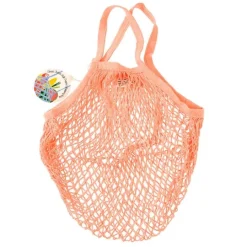 Bolsa para la compra de rejilla coral - Algodón orgánico - Rex London