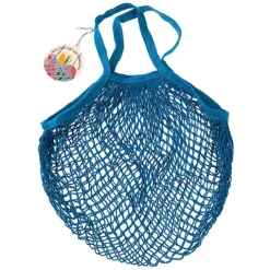 Bolsa para la compra de rejilla azul - Algodón orgánico - Rex London