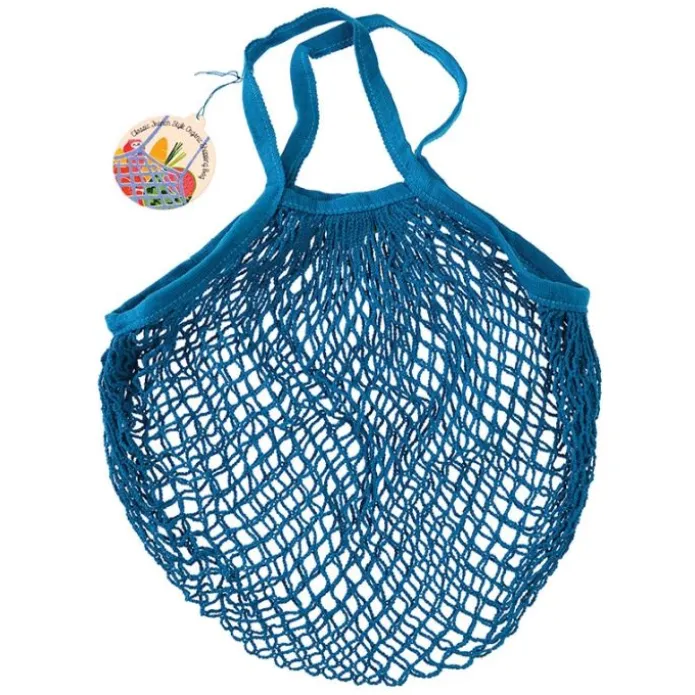 Bolsa para la compra de rejilla azul - Algodón orgánico - Rex London