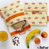 Bolsa reutilizable Dino Snack'n'Go Animals - Tela - Roll'eat