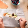 Bolsa reutilizable gris Boc'n'Roll Bio - Algodón orgánico - Roll'eat