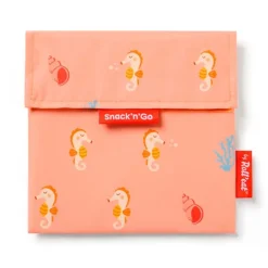 Bolsa reutilizable Seahorse Snack'n'Go Animals - Tela - Roll'eat
