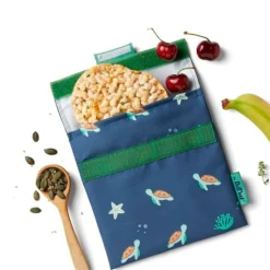 Bolsa reutilizable Turtles Snack'n'Go Animals - Tela - Roll'eat