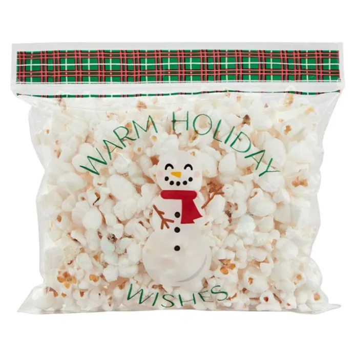 Bolsas con cierre zip muñeco de nieve Navidad (20) - Wilton