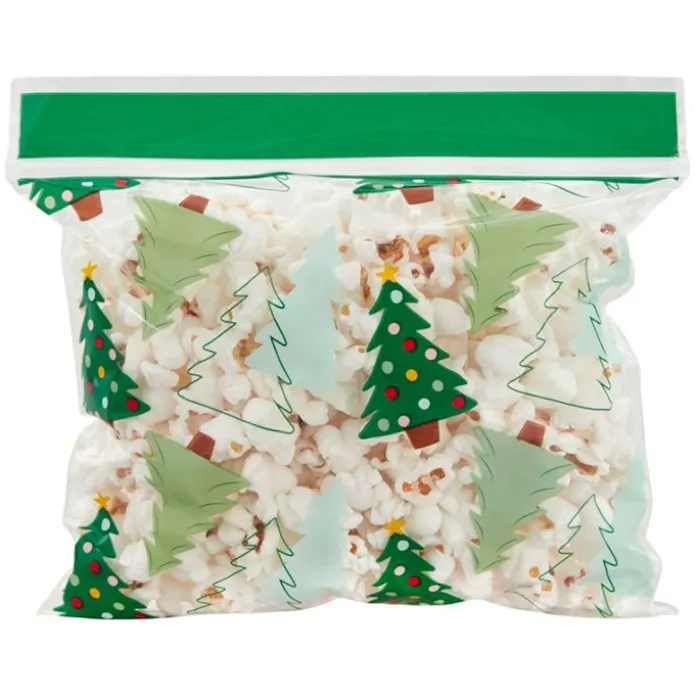 Bolsas con cierre zip árboles de Navidad (20) - Wilton