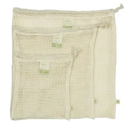 Bolsas para la compra de rejilla (3) - Algodón orgánico - A Slice of Green