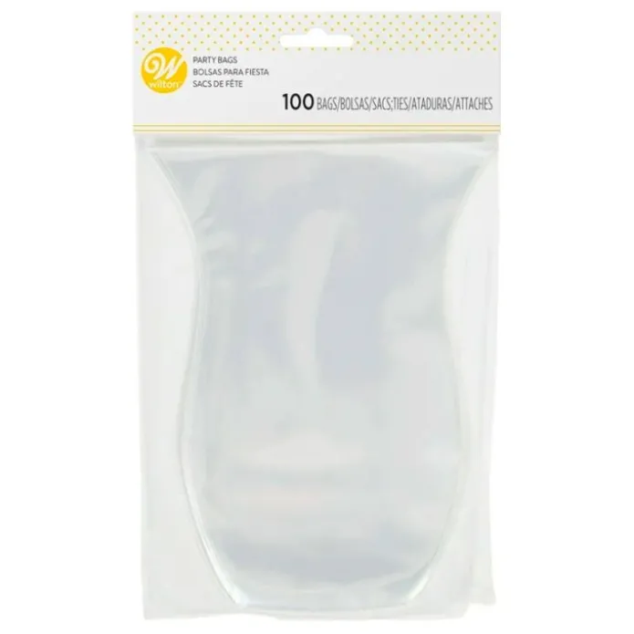 Bolsas transparentes redondeadas (100) - Wilton