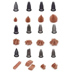Boquillas para pistola galletas / churrera Le Tube Set Charcutier (12) - De Buyer