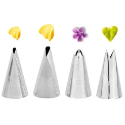 Boquillas pétalos, hoja y flor (4) - Wilton
