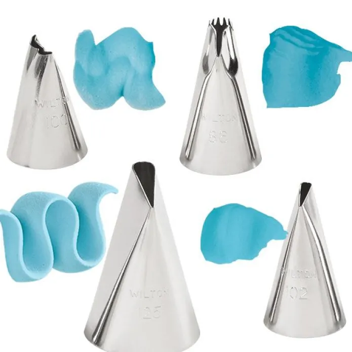 Boquillas Ruffle para pliegues (4) - Wilton