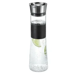 Botella con tapa 1 litro CASCADA - Vidrio - Gefu