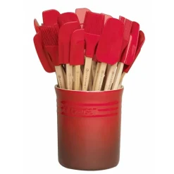 Bote para espátulas Cereza 12 cm - Cerámica de gres - Le Creuset