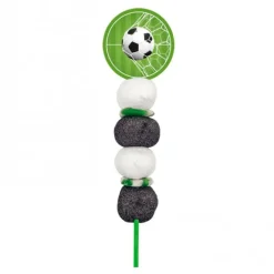 Brocheta de gominolas fútbol