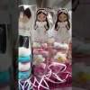 Brocheta de gominolas niña de Comunión rubia
