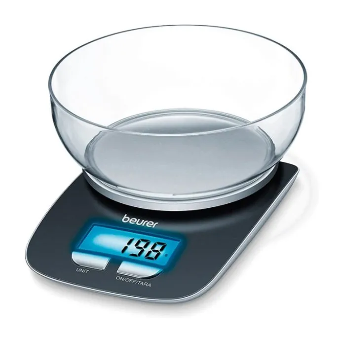 Báscula de cocina digital con bol de 1,2 litros KS-25 - Beurer