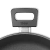 Cacerola antiadherente Titanium Nowo alta 28 cm - Aluminio fundido - Woll + REGALO paño