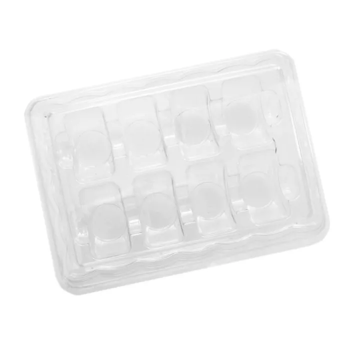 Caja de plástico para 8 macarons