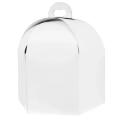 Caja hexagonal con asa para tartas con altura especial 35 x 35 cm