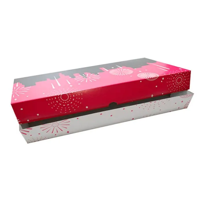 Caja para coca de San Juan fuegos artificiales 40 x 31 x 6 cm
