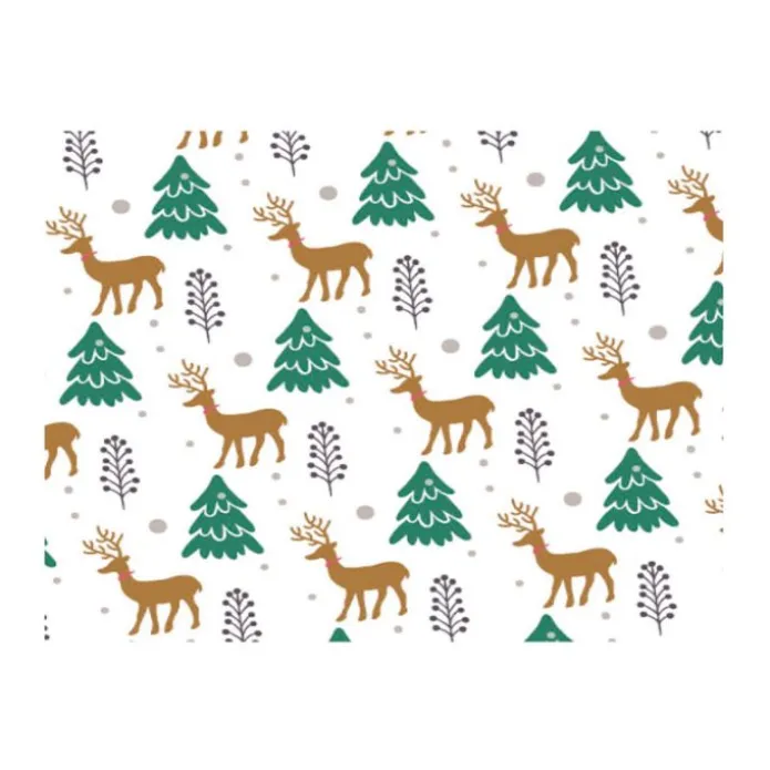 Caja para dulces o galletas Renos 23,5 x 16 x 5 - Decora
