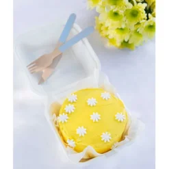 Caja para mini tarta huevos de Pascua 10 x 8 cm - Bento cake