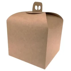 Caja para panettone kraft Avana 20 cm