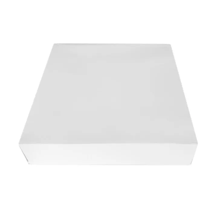 Caja para roscón de Reyes blanca 32 cm