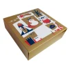 Caja para roscón de Reyes con frontal abatible 31 x 31 x 10 cm