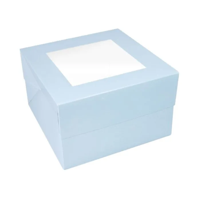Caja para tarta auzl bebé con ventana 30,4 x 30,4 x 15,2 cm