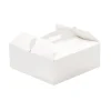 Caja para tarta blanca con asa 28,5 x 28,5 x 10 cm - Decora