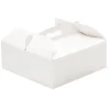 Caja para tarta blanca con asa 36 x 36 x 12 cm - Decora