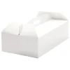 Caja para tarta blanca con asa 36 x 21 x 12 cm - Decora