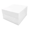 Caja para tarta blanca con tapa 33 x 33 x 15 cm - Funcakes