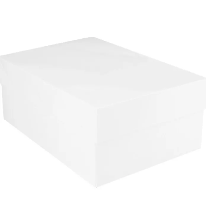 Caja para tarta blanca con tapa 41 x 31 x 15 cm - Funcakes