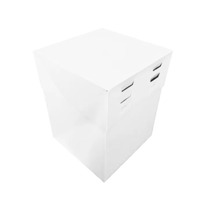 Caja para tarta con 4 alturas ajustables 25 x 25 cm