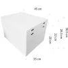Caja para tarta con 4 alturas ajustables 45 x 35 cm - Pastkolor