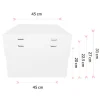 Caja para tarta con 4 alturas ajustables 45 x 45 cm - Pastkolor