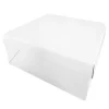 Caja para tarta con elevador blanca 30,5 x 30,5 cm