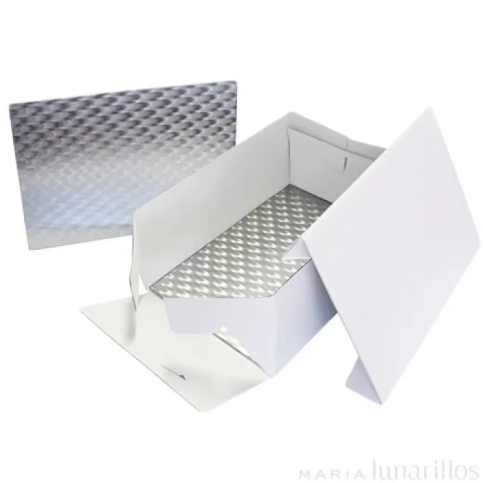 Caja para tarta con tapa y bandeja 38,1 x 27,8 x 15 cm - PME